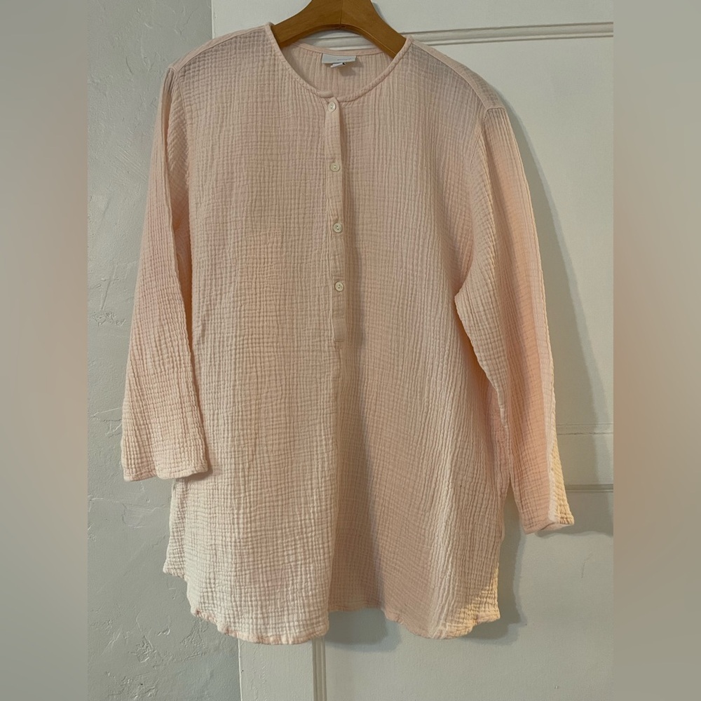 J. Jill Light Pink Button Down Shirt
